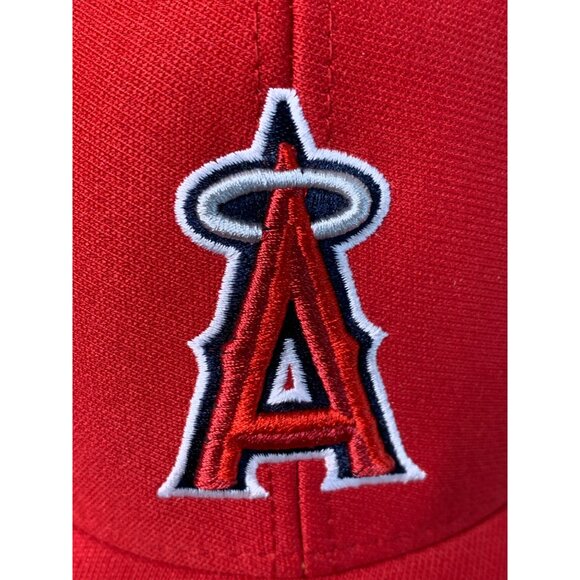 VTG Retro Los Angeles Angels Red Fan Favorite MLB Baseball Cap Adjust OS 8166 - Picture 7 of 10